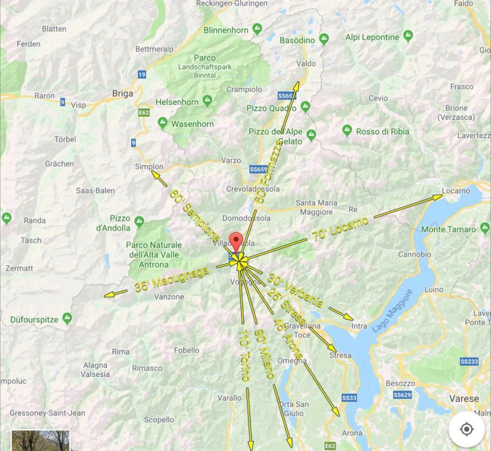 Nel Cuore Dell'Ossola Pallanzeno Exteriér fotografie